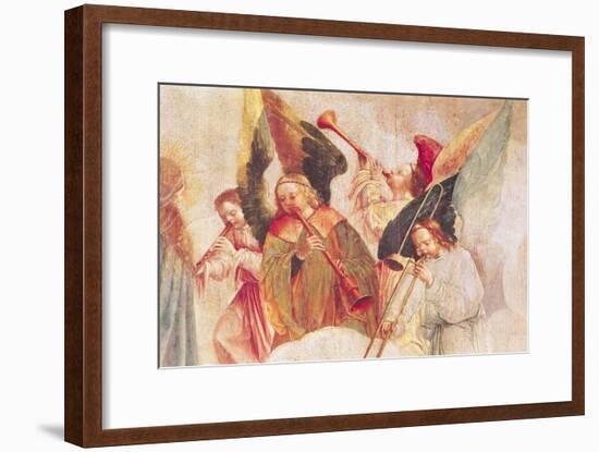 Musical Angels, Detail from the Assumption of the Virgin-Taborda Vlame Frey Carlos-Framed Giclee Print