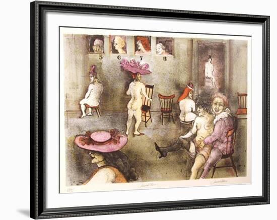 Musical Chairs-Marcia Marx-Framed Limited Edition