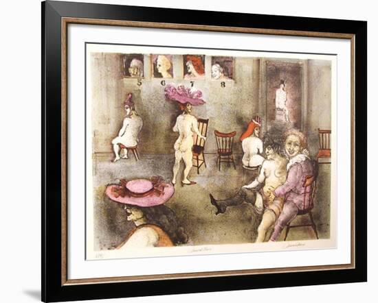 Musical Chairs-Marcia Marx-Framed Limited Edition