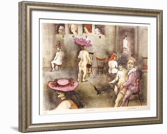 Musical Chairs-Marcia Marx-Framed Limited Edition