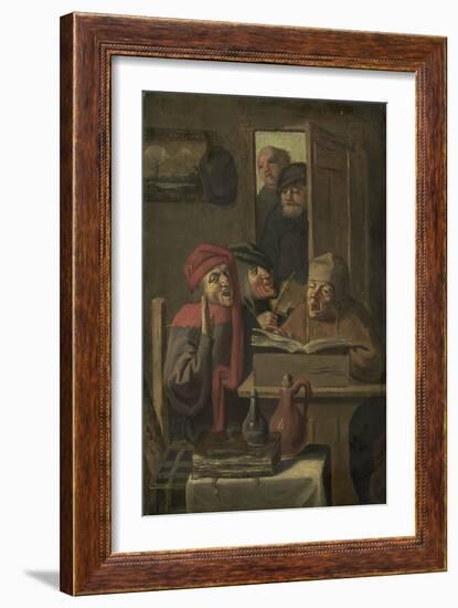 Musical Company-Adriaen Brouwer-Framed Art Print