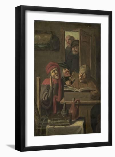 Musical Company-Adriaen Brouwer-Framed Art Print