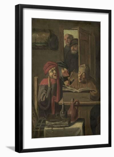 Musical Company-Adriaen Brouwer-Framed Art Print