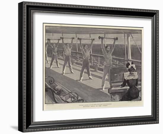 Musical Drill on the Ophir-William Small-Framed Giclee Print