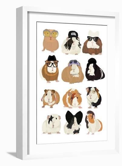 Musical Guinea Pigs-Hanna Melin-Framed Art Print