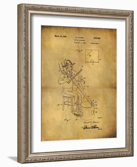 Musical Instrument 1936-Dan Sproul-Framed Art Print