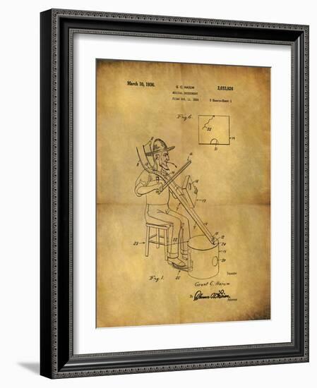 Musical Instrument 1936-Dan Sproul-Framed Art Print