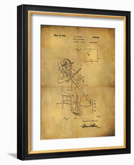 Musical Instrument 1936-Dan Sproul-Framed Art Print