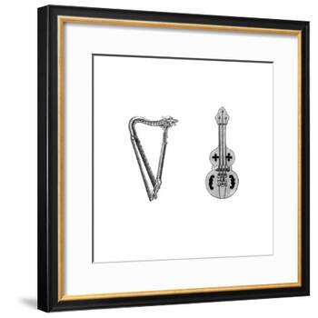 Musical Instruments, 12th Century-Henry Shaw-Framed Giclee Print