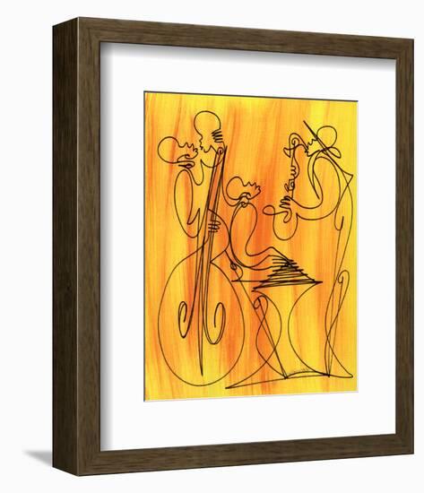 Musical Love-Sir Shadow-Framed Art Print