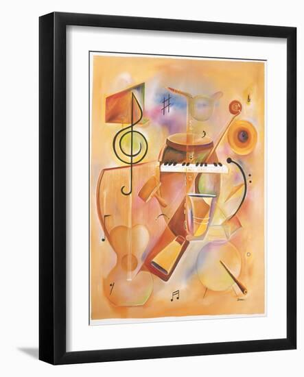 Musical Mix-Ikahl Beckford-Framed Giclee Print