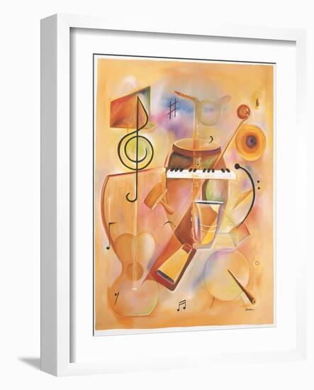 Musical Mix-Ikahl Beckford-Framed Giclee Print