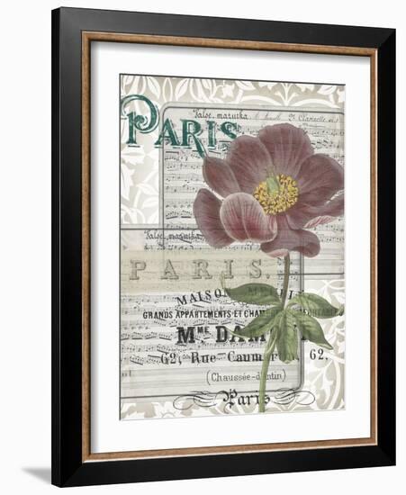 Musical Paris I-Jennifer Goldberger-Framed Art Print