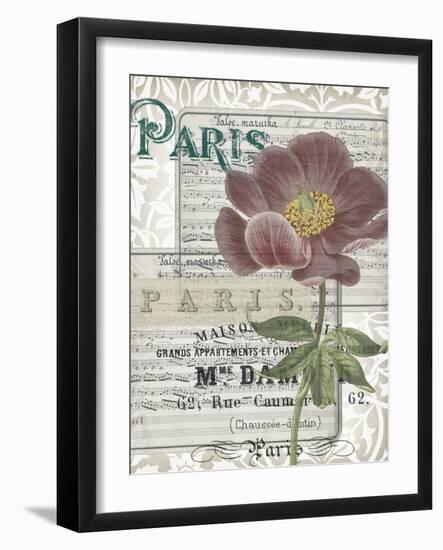 Musical Paris I-Jennifer Goldberger-Framed Art Print