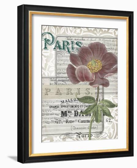 Musical Paris I-Jennifer Goldberger-Framed Art Print