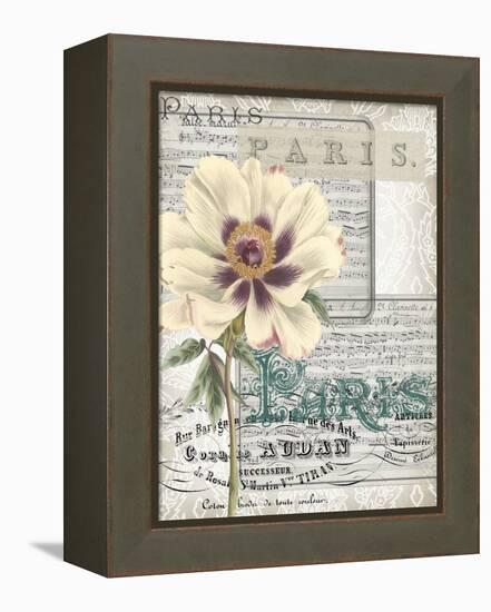 Musical Paris II-Jennifer Goldberger-Framed Stretched Canvas