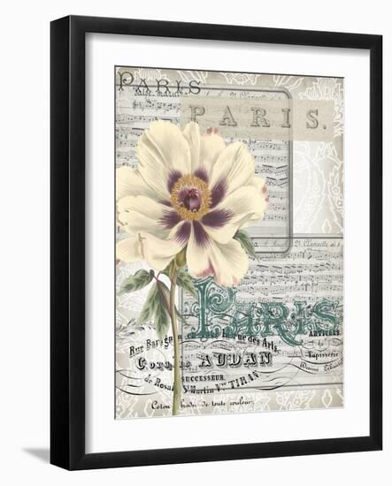 Musical Paris II-Jennifer Goldberger-Framed Art Print