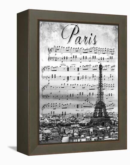 Musical Paris-Emily Navas-Framed Stretched Canvas