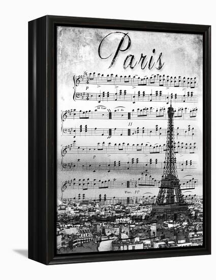 Musical Paris-Emily Navas-Framed Stretched Canvas