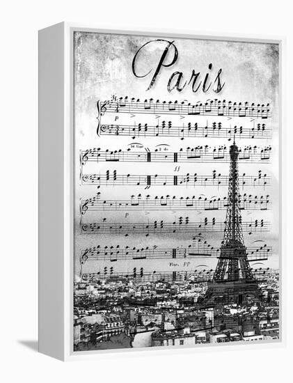 Musical Paris-Emily Navas-Framed Stretched Canvas