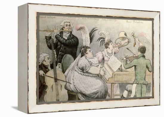 Musical Party-Thomas Rowlandson-Framed Premier Image Canvas