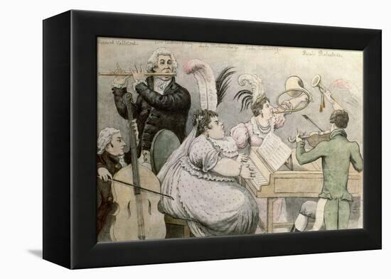 Musical Party-Thomas Rowlandson-Framed Premier Image Canvas