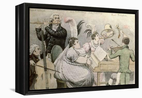 Musical Party-Thomas Rowlandson-Framed Premier Image Canvas