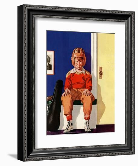 "Musical Sport," November 14, 1942-Lonie Bee-Framed Giclee Print