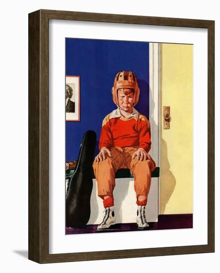 "Musical Sport," November 14, 1942-Lonie Bee-Framed Giclee Print