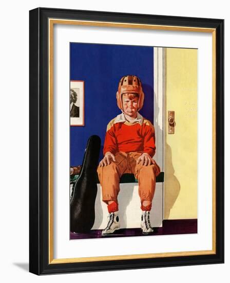 "Musical Sport," November 14, 1942-Lonie Bee-Framed Giclee Print