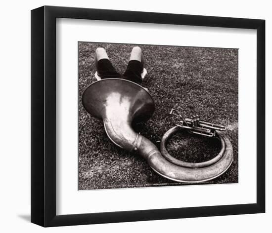 Musical Sun Shade-null-Framed Art Print