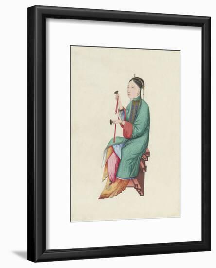 Musican II-Oriental School -Framed Premium Giclee Print