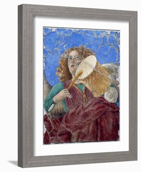 Musician Angel by Melozzo Da Forli, C.1480 (Fresco)-Melozzo Da Forli-Framed Giclee Print