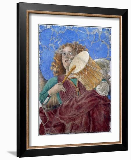 Musician Angel by Melozzo Da Forli, C.1480 (Fresco)-Melozzo Da Forli-Framed Giclee Print