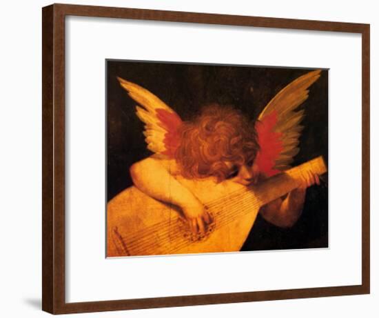 Musician Angel-Rosso Fiorentino (Battista di Jacopo)-Framed Art Print