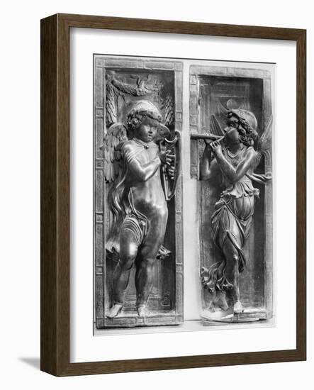 Musician Angels, C1450-Donatello-Framed Giclee Print