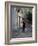 Musician Carrying Double Bass Along Cobbled Street to Plaza Mayor, Trinidad, Cuba-Lee Frost-Framed Photographic Print