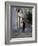 Musician Carrying Double Bass Along Cobbled Street to Plaza Mayor, Trinidad, Cuba-Lee Frost-Framed Photographic Print