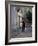 Musician Carrying Double Bass Along Cobbled Street to Plaza Mayor, Trinidad, Cuba-Lee Frost-Framed Photographic Print