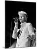 Musician David Bowie Singing on Stage-null-Mounted Premium Photographic Print