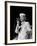 Musician David Bowie Singing on Stage-null-Framed Premium Photographic Print