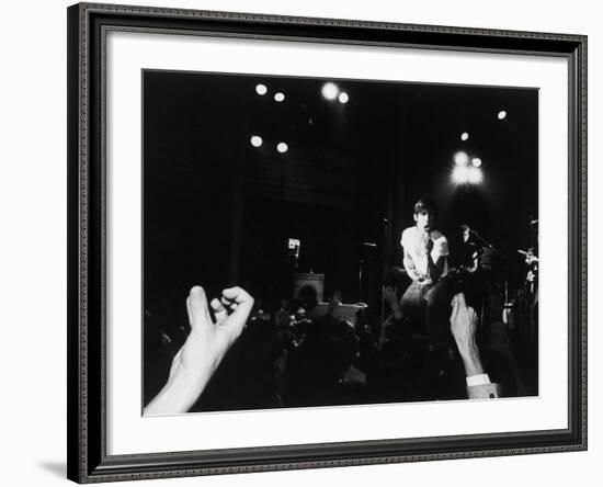 Musician Iggy Pop in Concert-null-Framed Premium Photographic Print