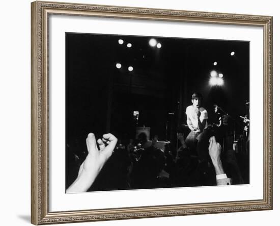 Musician Iggy Pop in Concert-null-Framed Premium Photographic Print