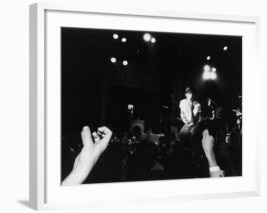 Musician Iggy Pop in Concert-null-Framed Premium Photographic Print