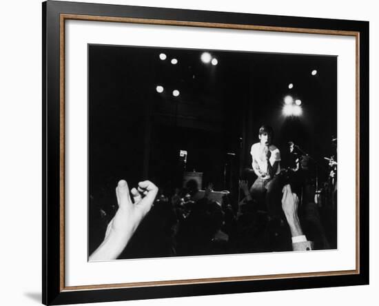 Musician Iggy Pop in Concert-null-Framed Premium Photographic Print