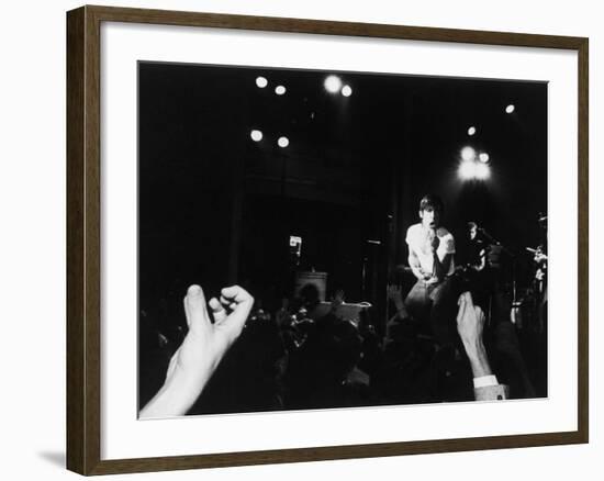 Musician Iggy Pop in Concert-null-Framed Premium Photographic Print