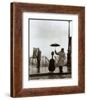 Musician in the Rain-Robert Doisneau-Framed Art Print