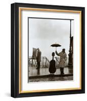 Musician in the Rain-Robert Doisneau-Framed Art Print