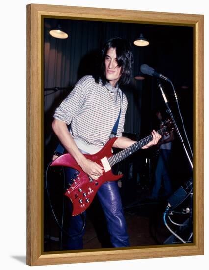 Musician Joe Perry Performing-David Mcgough-Framed Premier Image Canvas