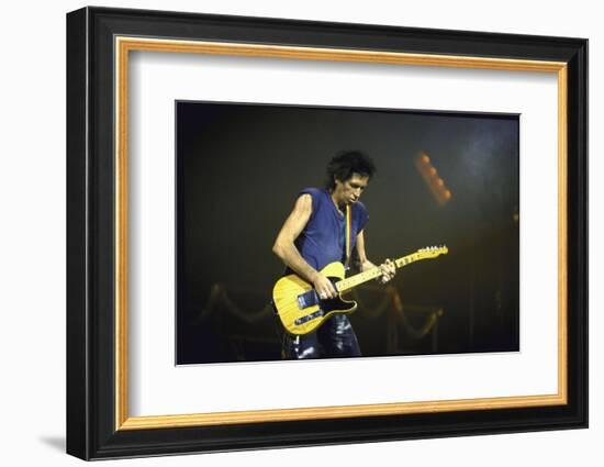 Musician Keith Richards Performing-David Mcgough-Framed Photographic Print